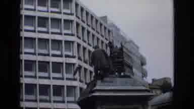 Spain (1972): Fountain In Front Of A Building