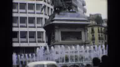 Spain (1972): Old Footage Of Water Fountain Park