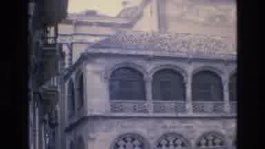 Spain (1972): Old Building Travel Attraction