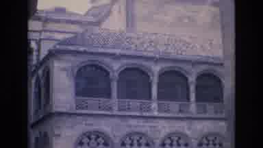 Spain (1972): Historic Building With A Lot Of People Walking