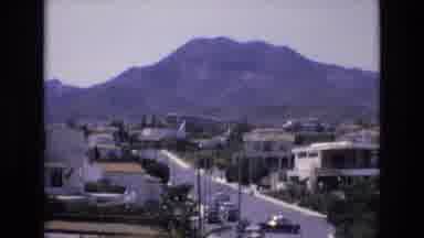Spain (1972): Quiet Neighborhood Nestled At The Bottom Of Mountain