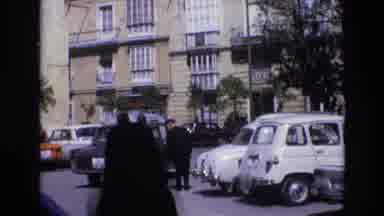 Spain (1972): A Priest Walks Through Old Town In The 1940'S