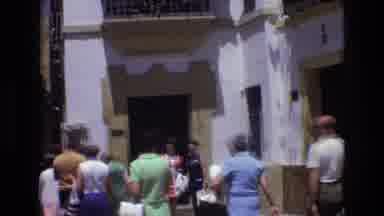 Spain (1972): People Shopping In A Foreign Market