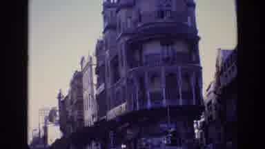 Spain (1972): Pre War European Architecture With Two Way Traffic With Drivers