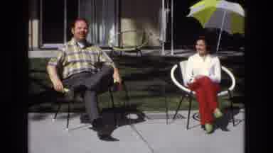 Central Coast California USA (1973): Interview In The Garden
