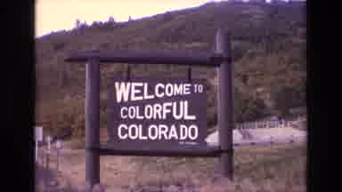 Colorado USA (1973): Welcome To Colorful Colorado State The People Here Welcome