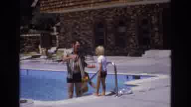 Colorado USA (1973): A Small Boy Being Directed Away From The Pool But Not