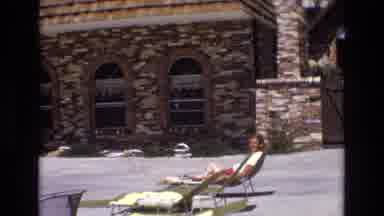 Colorado USA (1973): Family Yells For Father To Join Them For A Swim He Stays Out