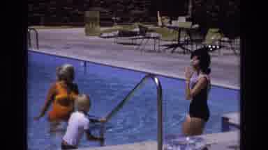 Colorado USA (1973): People On Vacation At The Pool