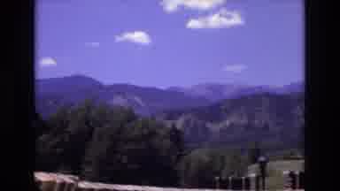 Colorado USA (1973): A Beautiful Country Scene On A Bright Day