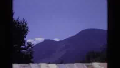Colorado USA (1973): Observing A Mountain Town On A Cloudy Day
