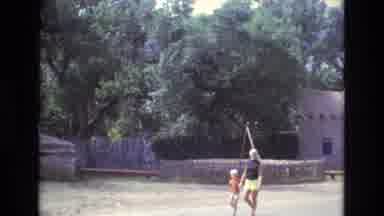 Colorado USA (1973): Toddler And Woman Going For Scenic Walk Off A Long Stretch Of