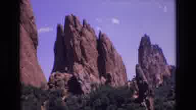Colorado USA (1973): Stunning Rock Formations Standing Guard Over The Landscape