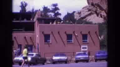 Colorado USA (1973): Cowboy Unties Horse From Post So He Can Head Into Busy