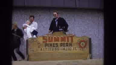Colorado USA (1973): Tourists On A Mountain Viewpoint