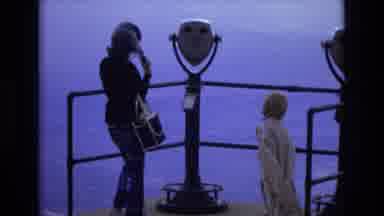 Colorado USA (1973): Woman And Child At Telescope