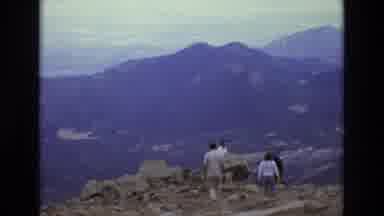 Colorado USA (1973): People Hiking Through Mountains