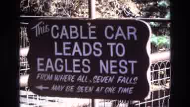 Colorado USA (1973): Cable Car Sign