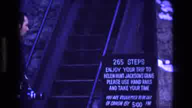 Colorado USA (1973): Person Walking Away From Stairs
