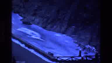 Colorado USA (1973): Camera Panning Up A Long River Side