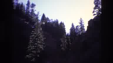 Colorado USA (1973): Beautiful Rocky Area Hut-Like Place With Greenery All Around