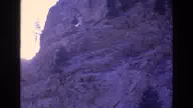 Colorado USA (1973): What Is The Object On The Mountain Face?