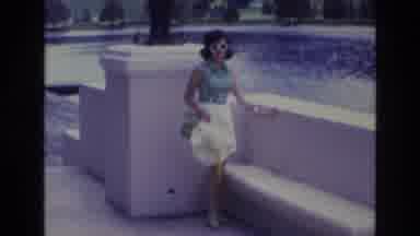 COLORADO SPRINGS COLORADO USA .-1973: Vintage Clipping Of A Lady Posing For A