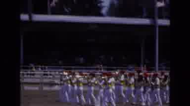 COLORADO SPRINGS COLORADO USA .-1973: Marching Band Performing In White And Gold