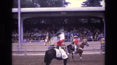 COLORADO SPRINGS COLORADO USA .-1973: Local County Fair Demonstrating Presenting