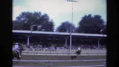 COLORADO SPRINGS COLORADO USA .-1973: A Cowboy Riding A Horse At A Rodeo Who Is