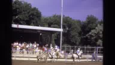 COLORADO SPRINGS COLORADO USA .-1973: Horse Racing Fun Moments That Guy Suddenly