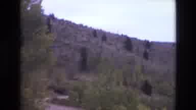 COLORADO SPRINGS COLORADO USA .-1973: Moving Up Along A Windy Trail On A Hill