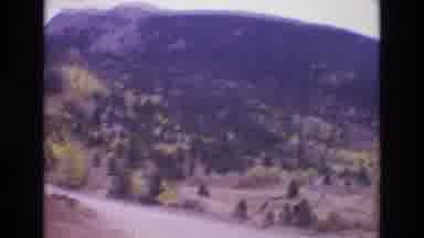 COLORADO SPRINGS COLORADO USA .-1973: Going Down A Mountain