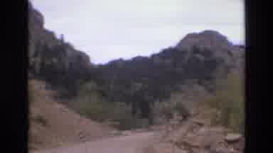 COLORADO SPRINGS COLORADO USA .-1973: Drive Along A Dirt Road In The Mountains