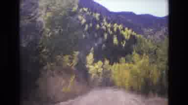 COLORADO SPRINGS COLORADO USA .-1973: Driving Down The Dirt Roads Of A Mountain