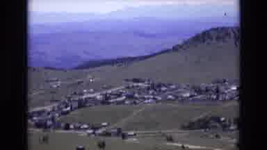 COLORADO SPRINGS COLORADO USA .-1973: Panorama Of Foothills Including Village