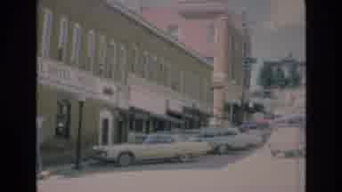 COLORADO SPRINGS COLORADO USA .-1973: Driving Through A Old Town