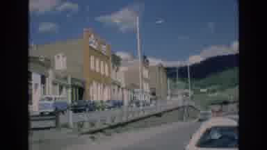 COLORADO SPRINGS COLORADO USA .-1973: People On The Street Of A Small Town