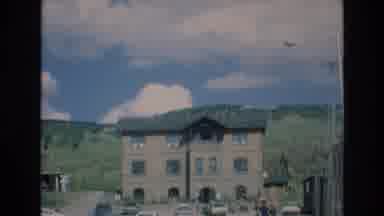 COLORADO SPRINGS COLORADO USA .-1973: Car Driving On Street Through Old Town