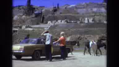 COLORADO SPRINGS COLORADO USA .-1973: Passengers Getting Out Of A Car With