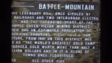 COLORADO SPRINGS COLORADO USA .-1973: Sign For Park Entrance