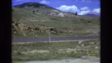 COLORADO SPRINGS COLORADO USA .-1973: Road Through The Mountains