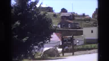 COLORADO SPRINGS COLORADO USA .-1973: Houses On Hill In Suburbs With Tree And