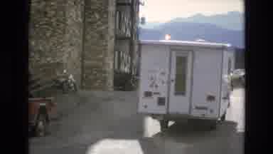 COLORADO SPRINGS COLORADO USA .-1973: Recreational Vehicle Driving Through