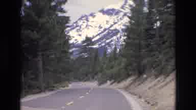 Lake Tahoe Nevada USA (1973): Driving Down A Highway And Entering A Town