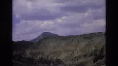 Lake Tahoe Nevada USA (1973): A Paved Road Inclines Downward As It Runs Along The