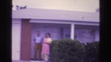 New Mexico USA (1973): People Waving Goodbye