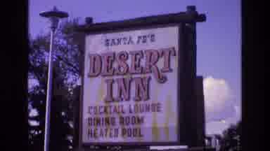 New Mexico USA (1973): Santa Fe Motel Inn With Heated Pool Dining Room And Lounge
