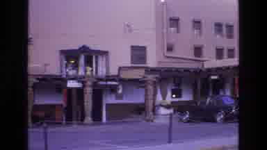 New Mexico USA (1973): Town Business With Car Parked In Front