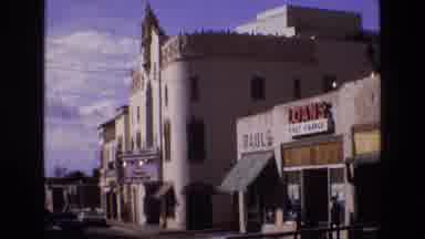 New Mexico USA (1973): Outside Of Large Brown Building